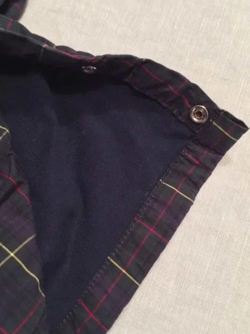 Ralph Lauren green blue red yellow plaid cotton long romper one piece